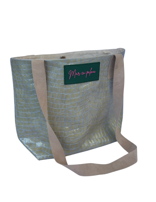 BOLSO SHOPPER VARQUER con pouch o forrado